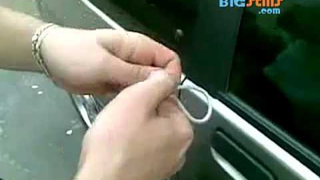 Unlock Your Car From The Outside With A Shoelace